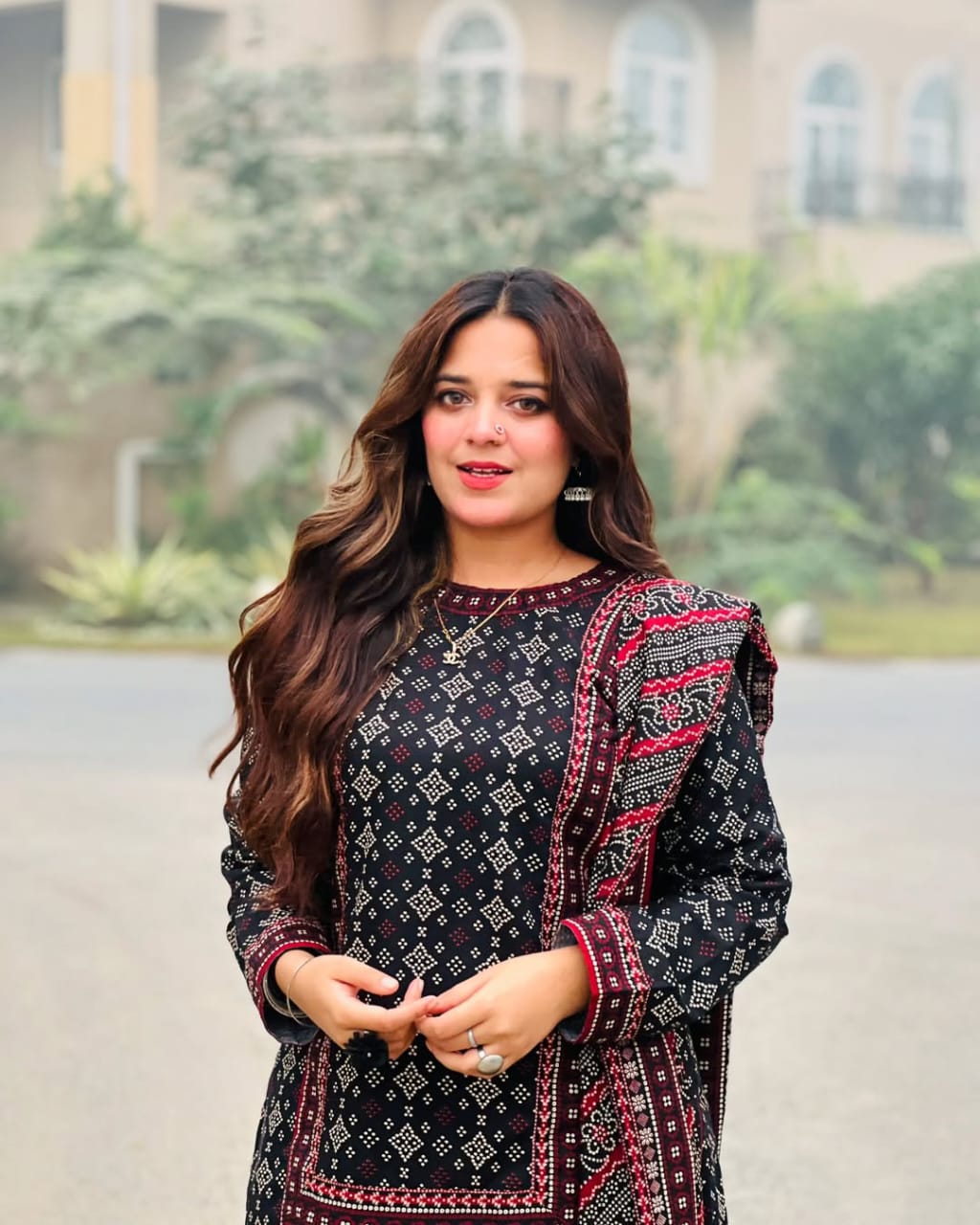 DIGITAL rang ja 3PC SUIT WITH FARSI SALWAR
