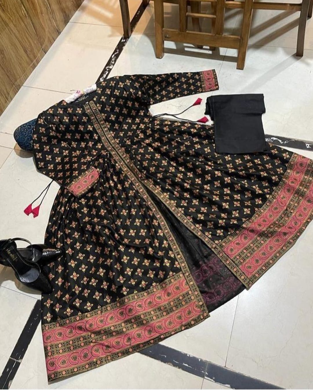 Open Maxi Katan Silk (3-Piece Set)