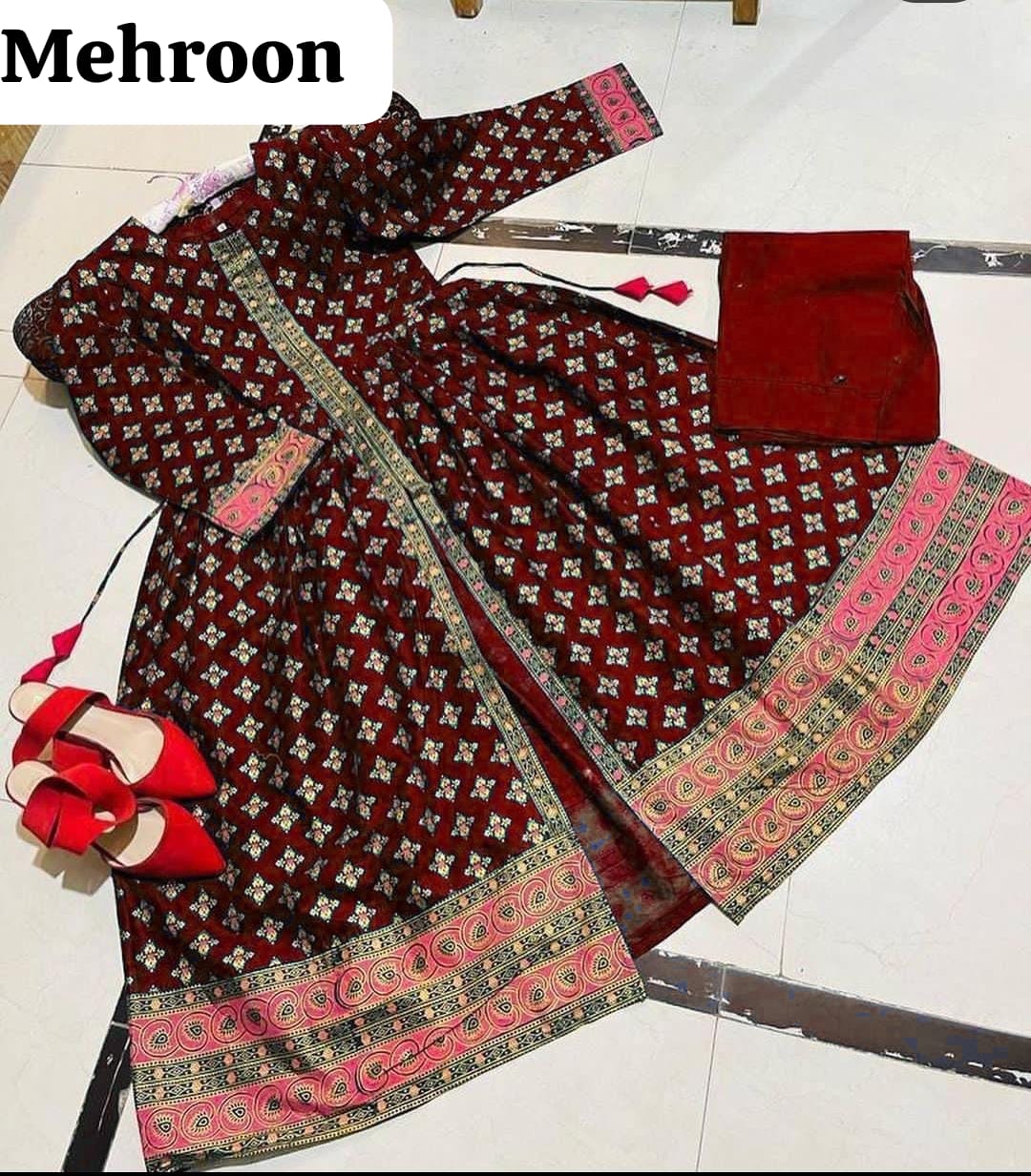 Open Maxi Katan Silk (3-Piece Set)
