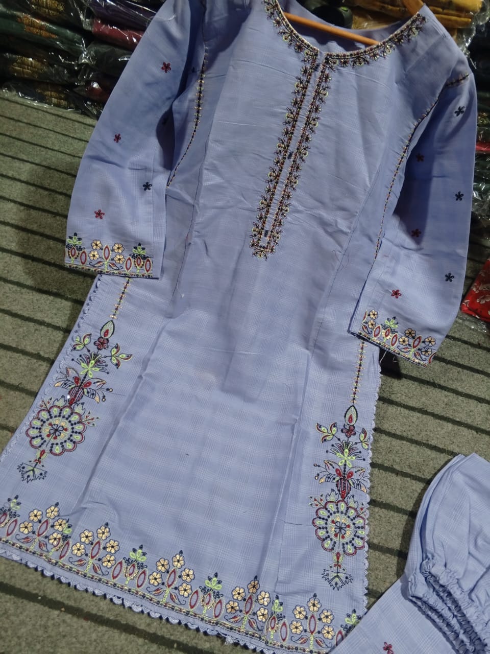 Doriya cotton 2pcs suit summer Eid collection