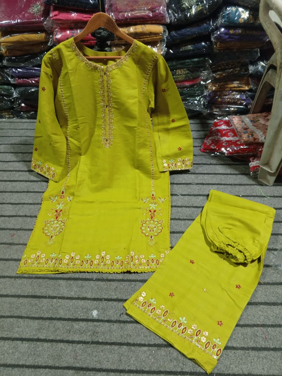Doriya cotton 2pcs suit summer Eid collection