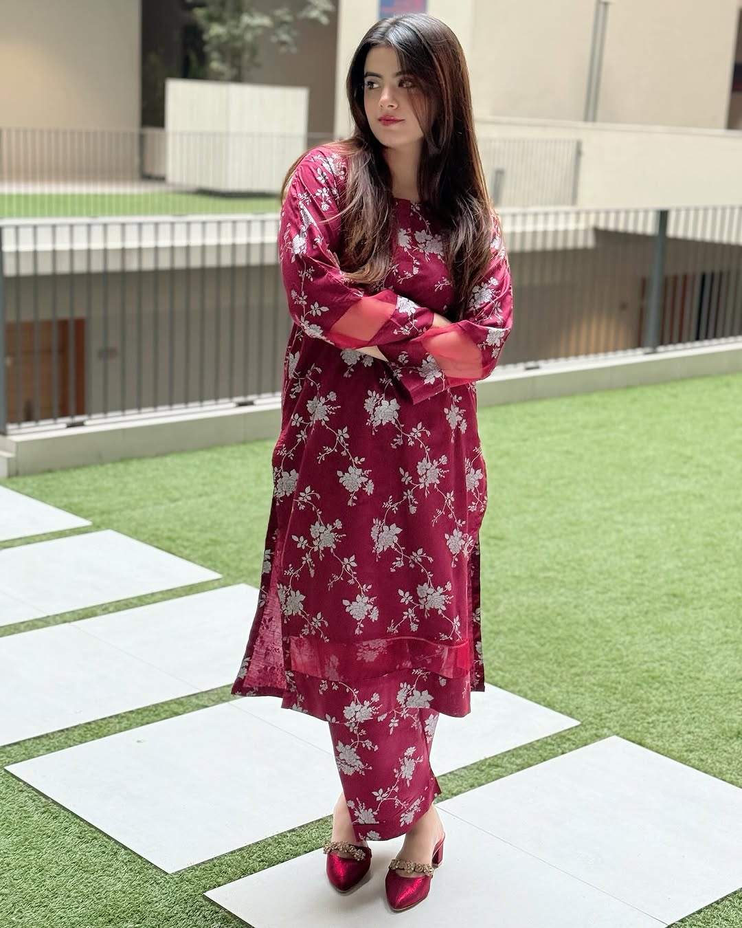 Azadi sale only 1800 Elegence Doriya cotton Blosom  printed Long lenth Co-ord 2p set