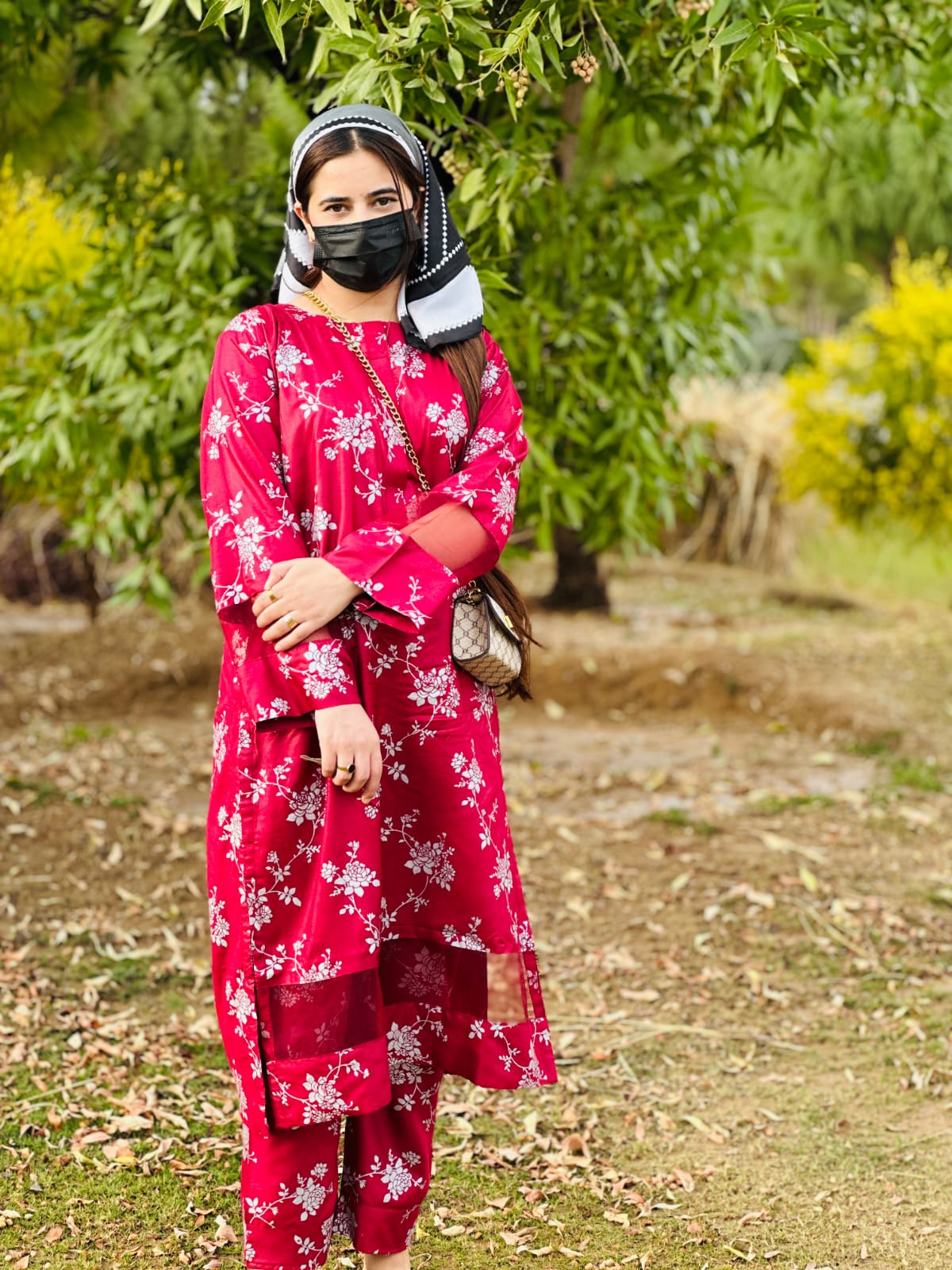 Azadi sale only 1800 Elegence Doriya cotton Blosom  printed Long lenth Co-ord 2p set