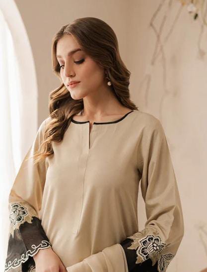 3-Piece Suit with Beautiful Embroidery
