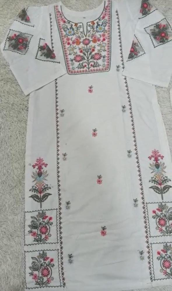 WHITE DOVE EMB 2PC