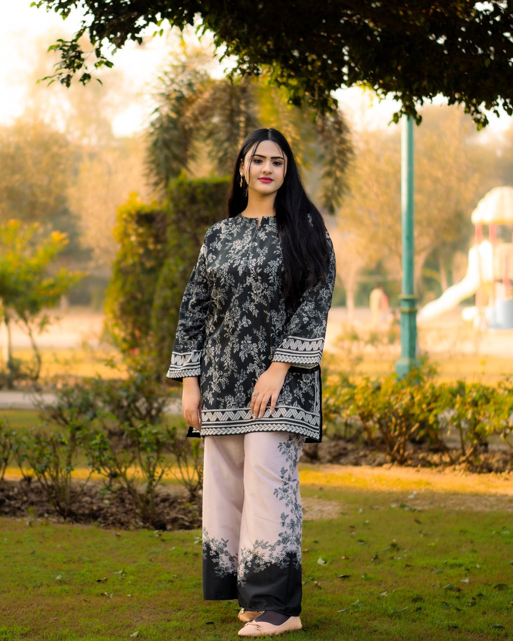 Digital jannat collection 2pcs suit summer (Unstitched)