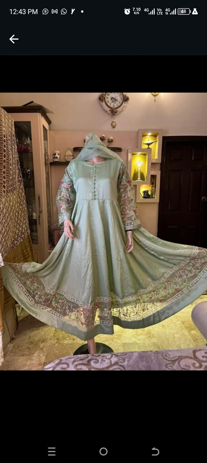 Pach maxi dress 👗 3pcs suit